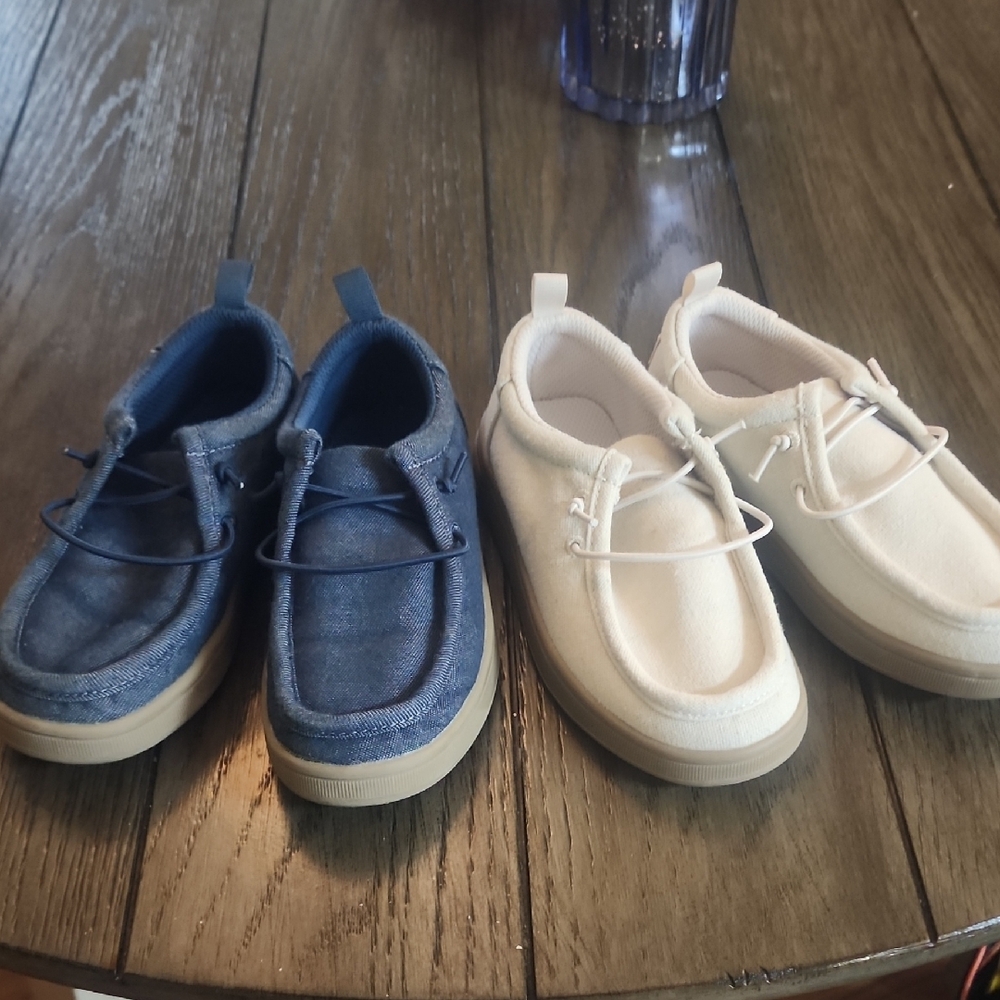 GAP Kids Loafers - (1)Navy and (1)Cream